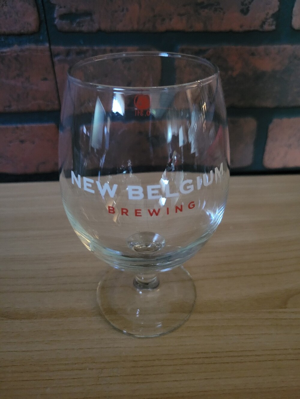 New Belgium Brewing Tulip Style Beer Glass